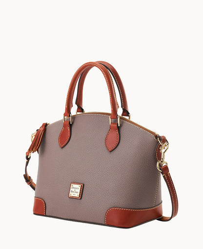 Pebble Grain Geena Satchel